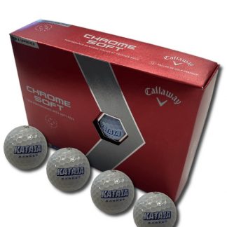 Golf balls with the Kataja Basket logo (21100)